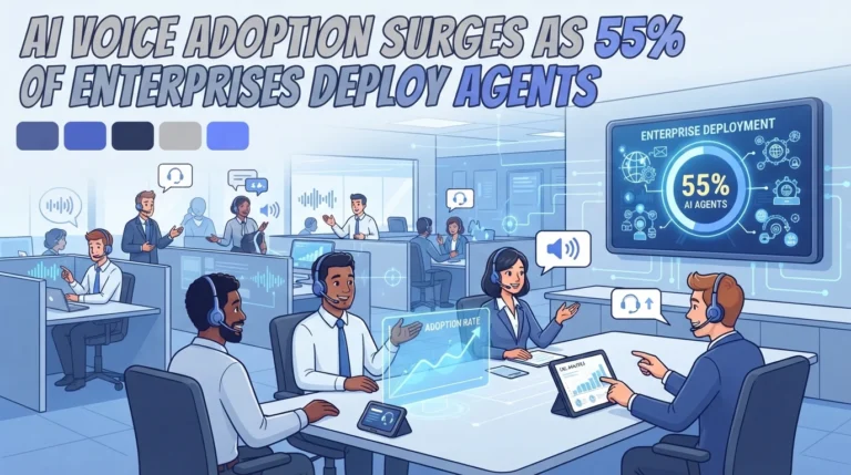 AI Voice Adoption Surges as 55% of Enterprises Deploy Agents